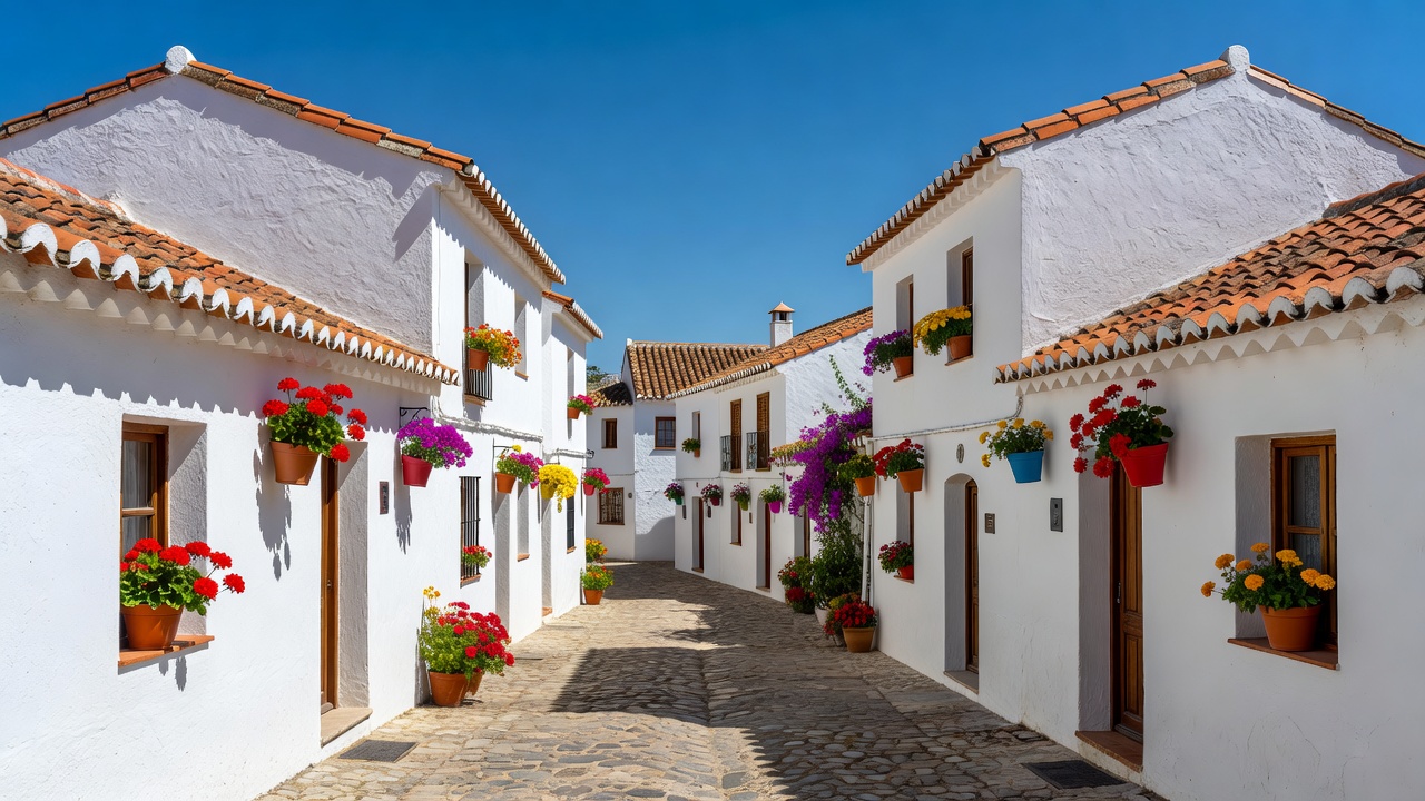 Pueblo blanco andaluz