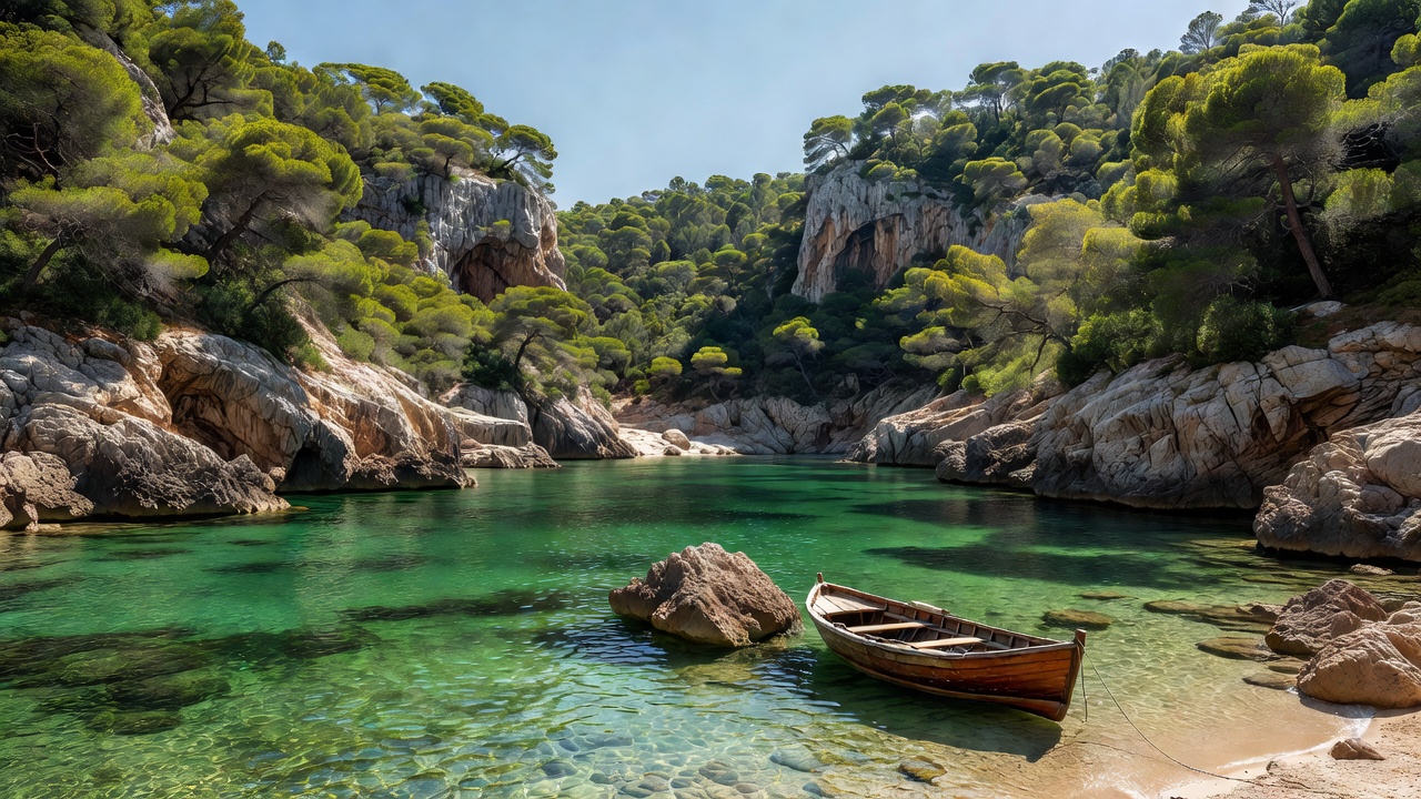 Bahía escondida en Mallorca